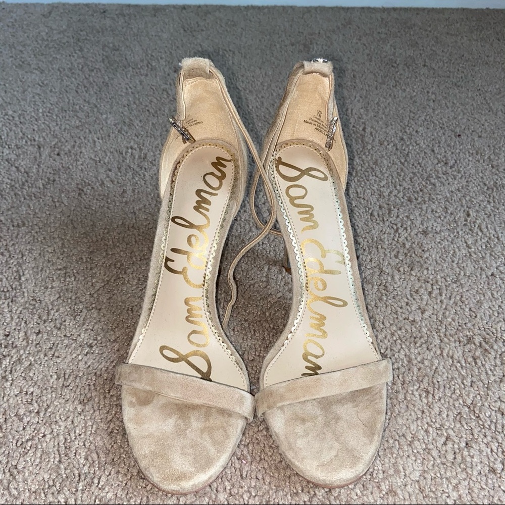 Sam edelman nude strappy heels